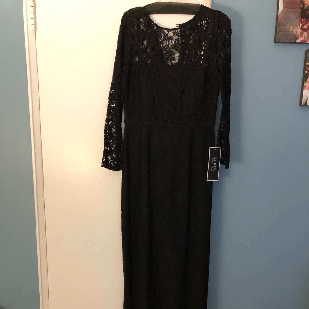 Jcrew black Selina Gown